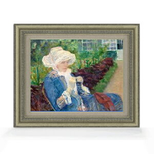 yG MdグzA[EJTbg Lydia Crocheting in the Garden at Marly F6 yzz G ̔ 6  l 558×467mm   v[g Mtg JXj JƏj ސEj Vz