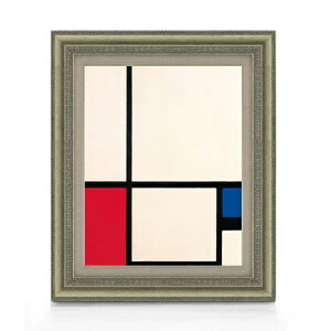 yG Mdグzs[gEhA Composition in Colours Composition No.1 with Red and Blue F6 yzz G ̔ 6  ۉ 558×467mm  
