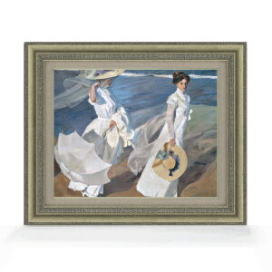 �y���G ���M�d�グ�z�\���[���� Strolling along the Seashore F6 �y�z����z �G�� �̔� 6�� ���� �l���� 558×467mm ������ �������� �v���[���g �M�t�g �J�X�j�� �J�Əj�� �ސE�j�� �V�z�j�� ���r���O ��