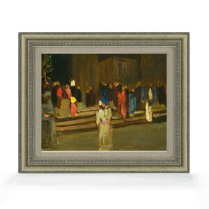 【油絵 直筆仕上げ】カンディンスキー セントクラウド公園 F6 【額入り】 絵画 販売 6号 油彩 抽象画 558×467mm 複製画 送料無料 プレゼント ギフト 開店祝い 開業祝い 退職祝い 新築祝い リビ