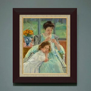 �y���G ���M�d�グ�z���A���[�E�J�T�b�g Young Mother Sewing F6 �y�z����z �G�� �̔� 6�� ���� �l���� 556×465mm ������ �������� �v���[���g �M�t�g �J�X�j�� �J�Əj�� �ސE�j�� �V�z�j�� ���r���O 