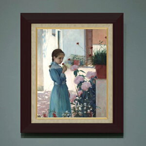 �y���G ���M�d�グ�z���V�j���[�� The girl with carnation F6 �y�z����z �G�� �̔� 6�� ���� �l���� 556×465mm ������ �������� �v���[���g �M�t�g �J�X�j�� �J�Əj�� �ސE�j�� �V�z�j�� ���r���O ��