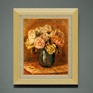 �y���G ���M�d�グ�z���m���[�� Roses in a Blue Vase F6 �y�z����z �G�� �̔� 6�� ���� �Õ��� 556×465mm ������ �������� �v���[���g �M�t�g �J�X�j�� �J�Əj�� �ސE�j�� �V�z�j�� ���r���O ���� ��