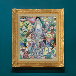 【油絵 直筆仕上げ】クリムト Portrait of Friedericke Maria Beer F8 【額入り】 絵画 販売 8号 油彩 抽象画 596×522mm 複製画 送料無料 プレゼント ギフト 開店祝い 開業祝い 退職祝い 新築祝い リビング