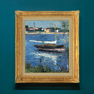 yG MdグzJC{bg Boat Moored on the Seine at Argenteuil F8 yzz G ̔ 8  i 596×522mm   v[g Mtg JXj JƏj ސEj Vzj 