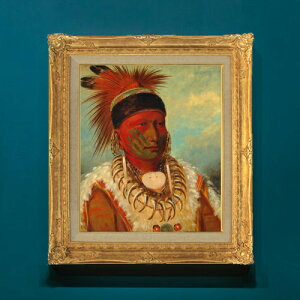 yG MdグzJg The White Cloud, Head Chief of the Iowas F8 yzz G ̔ 8  l 596×522mm   v[g Mtg JXj JƏj ސEj Vzj r