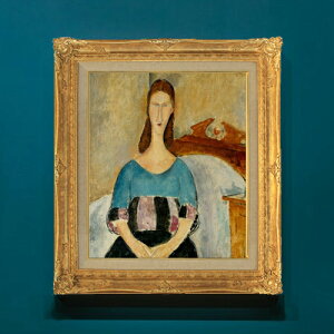 yG MdグzfBA[j Portrait of Jeanne Hebuterne F8 yzz G ̔ 8  l 596×522mm   v[g Mtg JXj JƏj ސEj Vzj r