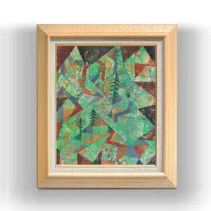 【油絵 直筆仕上げ】パウル・クレー Wald Bau F8 【額入り】 絵画 販売 8号 油彩 抽象画 600×526mm 複製画 送料無料 プレゼント ギフト 開店祝い 開業祝い 退職祝い 新築祝い リビング 玄関 モダン