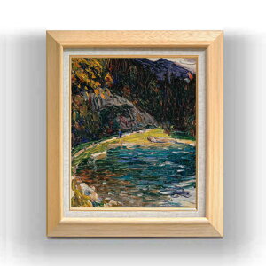 【油絵 直筆仕上げ】ワシリー・カンディンスキー Kochel, Alte Kesselbergstrasse F8 【額入り】 絵画 販売 8号 油彩 抽象画 600×526mm 複製画 送料無料 プレゼント ギフト 開店祝い 開業祝い 退職祝い 新