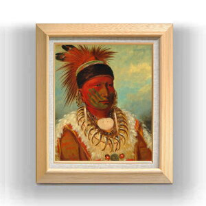 yG MdグzJg The White Cloud, Head Chief of the Iowas F8 yzz G ̔ 8  l 600×526mm   v[g Mtg JXj JƏj ސEj Vzj r