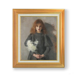 yG Mdグz{YiXJ Girl with Chrysanthemums F8 yAbvO[hzz G ̔ 8  l 592×518mm   v[g Mtg JXj JƏj ސEj Vzj 