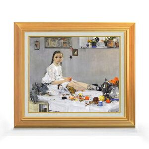 �y���G ���M�d�グ�z�t�F�[�V�� Portrait of Varya Adoratskaya F8 �y�A�b�v�O���[�h�z�z �G�� �̔� 8�� ���� �l���� 592×518mm ������ �������� �v���[���g �M�t�g �J�X�j�� �J�Əj�� �ސE�j�� �V�z�j�� 