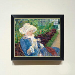 yG MdグzA[EJTbg Lydia Crocheting in the Garden at Marly F8 yVvt[z G ̔ 8  i 485×410mm   v[g Mtg JXj JƏj 