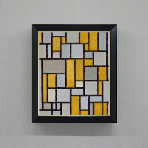 yG Mdグzs[gEhA Composition with Grid #1 F8 yVvt[z G ̔ 8  ۉ 485×410mm   v[g Mtg JXj JƏj ސEj V