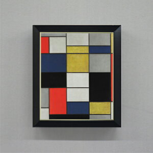 yG Mdグzs[gEhA Grande composizione A con nero, rosso, grigio, giallo e blu F8 G ̔ 8  ۉ 485×410mm  