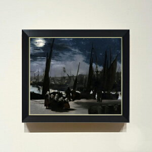 yG MdグzGhDA[E}l Clair de Lune sur le Port de Boulogne F8 yVvt[z G ̔ 8  i 485×410mm   v[g Mtg JXj JƏj ސE