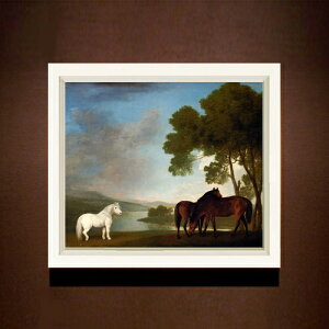 �y���G ���M�d�グ�z�X�^�b�v�X Two Bay Mares And A Grey Pony F8 �y�V���v���t���[���z �G�� �̔� 8�� ���� ���i�� 485×410mm ������ �������� �v���[���g �M�t�g �J�X�j�� �J�Əj�� �ސE�j�� �V�z�j�� 