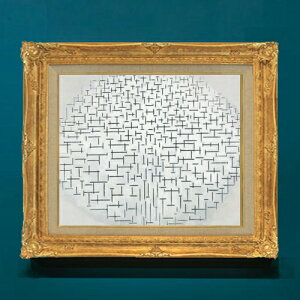 �y���G ���M�d�グ�z�s�[�g�E�����h���A�� Composition 10 in black and white F8 �y�A�b�v�O���[�h�z�z �G�� �̔� 8�� ���� ���ۉ� 593×518mm ������ �������� �v���[���g �M�t�g �J�X�j�� �J�Əj�� �ސE