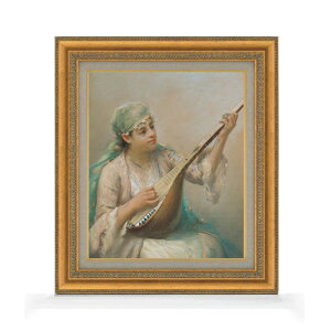 yG Mdグzt@EXg]i Woman Playing a String Instrument F8 yzz G ̔ 8  l 602×528mm   v[g Mtg JXj JƏj ސEj Vzj 