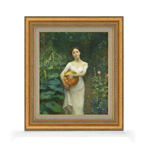 yG Mdグzt@EXg]i Young Girl Carrying a Pumpkin F8 yzz G ̔ 8  l 602×528mm   v[g Mtg JXj JƏj ސEj Vzj r