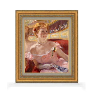 yG MdグzA[EJTbg Woman with a Pearl Necklace in a Loge F8 8  l 602×528mm   v[g Mtg JXj JƏj ސEj Vzj rO  