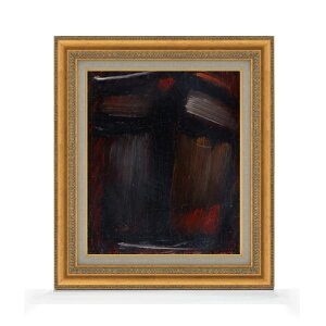 【油絵 直筆仕上げ】ヤウレンスキー 瞑想 N. 57 F8 【額入り】 絵画 販売 8号 油彩 抽象画 602×528mm 複製画 送料無料 プレゼント ギフト 開店祝い 開業祝い 退職祝い 新築祝い リビング 玄関 モ