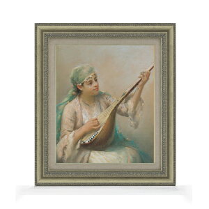 �y���G ���M�d�グ�z�t�@�E�X�g�]�i�� Woman Playing a String Instrument F8 �y�z����z �G�� �̔� 8�� ���� �l���� 602×528mm ������ �������� �v���[���g �M�t�g �J�X�j�� �J�Əj�� �ސE�j�� �V�z�j�� 