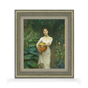 yG Mdグzt@EXg]i Young Girl Carrying a Pumpkin F8 yzz G ̔ 8  l 602×528mm   v[g Mtg JXj JƏj ސEj Vzj r