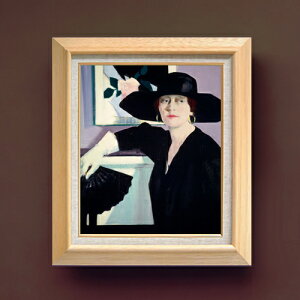 �y���G ���M�d�グ�z�t�����V�X�E�J�f�� Portrait of a Lady in Black F8 �y�z����z �G�� �̔� 8�� ���� �l���� 600×526mm ������ �������� �v���[���g �M�t�g �J�X�j�� �J�Əj�� �ސE�j�� �V�z�j�� ��