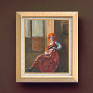 �y���G ���M�d�グ�z�J���l�C�� Young Lady from Minho F8 �y�z����z �G�� �̔� 8�� ���� �l���� 600×526mm ������ �������� �v���[���g �M�t�g �J�X�j�� �J�Əj�� �ސE�j�� �V�z�j�� ���r���O ���� ��