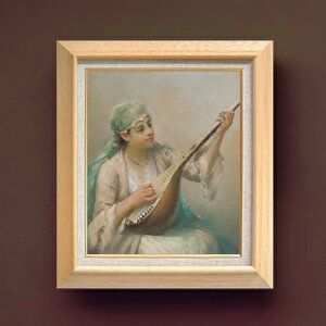 �y���G ���M�d�グ�z�t�@�E�X�g�]�i�� Woman Playing a String Instrument F8 �y�z����z �G�� �̔� 8�� ���� �l���� 600×526mm ������ �������� �v���[���g �M�t�g �J�X�j�� �J�Əj�� �ސE�j�� �V�z�j�� 