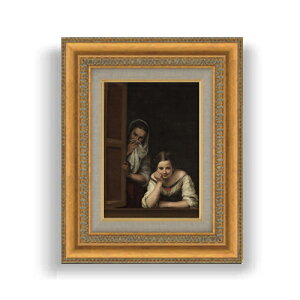 yG Mdグz[ Two Women at a Window SMTCY z GMdl 372×303mm zKX b G A[g CeA Ǌ|