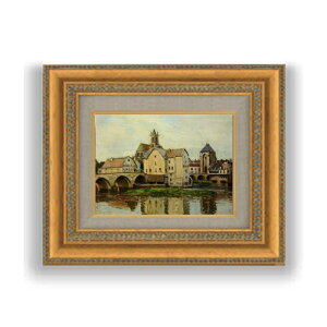 yG MdグzVX[ Moret-sur-Loing, Morning SMTCY z GMdl 372×303mm zKX b G A[g CeA Ǌ|