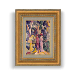 yG MdグzAEOXgE}bP Couple on the Forest Track SMTCY z GMdl 372×303mm zKX b G A[g CeA Ǌ|