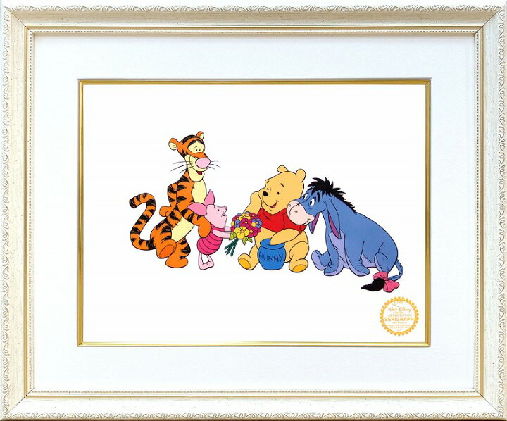 楽天市場】ディズニー セル画「クマのプーさん」額縁2種選択可 展示用 