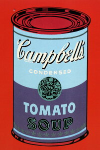 【レビュー特典付き】アンディ ウォーホル「カラード キャンベル スープ」8種展開 展示用フック付ポスター額装品 ポップアート インテリア アート 絵画インテリア 模様替え 飾る アンディ