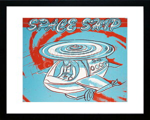 【レビュー特典付き】アンディ ウォーホル「スペース シップ ,1983」展示用フック付ポスター ポップアート【インテリア】【アート】【アンディウォーホル】【アンディ ウォーホル】【絵画