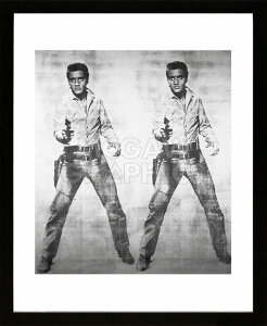 【レビュー特典付き】アンディ ウォーホル「エルヴィス 2タイムス ,1963」展示用フック付ポスター ポップアート インテリア アート 絵画インテリア 模様替え 飾る アンディウォーホル アン