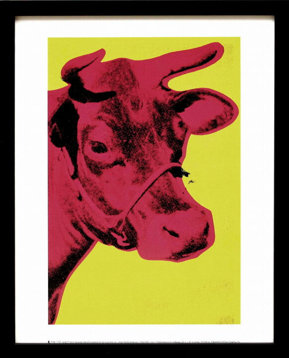 楽天市場 アンディ ウォーホル カウ Cow 1966 イエロー ピンク 展示用フック付ポスター ポップアート インテリア アート アンディウォーホル アンディ ウォーホル 絵画インテリア アートショップ フォームス