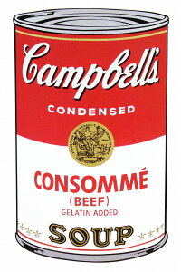 【レビュー特典付き】アンディ ウォーホル「キャンベル スープ」10種展開 展示用フック付ポスター額装品 ポップアート インテリア アート 絵画インテリア 模様替え 飾る アンディウォーホ