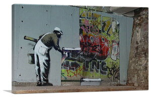 oNV[ A[gpl BANKSY Banksyu[WFc Jiǉ/Regent's Canal MuralvLoXW[N G |X^[ G oNV[i yAiz