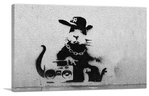 oNV[ A[gpl BANKSY Banksyuu[ {bNX bg/Boom Box Rat(S)vLoXW[N G |X^[ G oNV[i yAiz