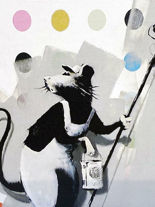 Banksy Panda With Guns Stencil - Urban Graffiti Art Template - A4 Size