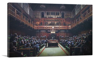 oNV[ A[gpl BANKSY BanksyuL[ p[g/Monkey Parliament(S)vLoXW[N G |X^[ G oNV[i yAiz