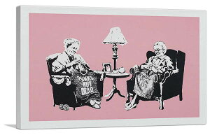 oNV[ A[gpl BANKSY BanksyupN Ah TO Oj[Y/Punk and Thug Grannies(S)vLoXW[N G |X^[ G oNV[i yAiz