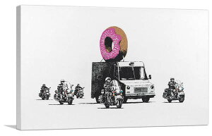 oNV[ A[gpl BANKSY Banksyuh[ic |X GXR[g/Donut Police EscortvLoXW[N G |X^[ G oNV[i yAiz