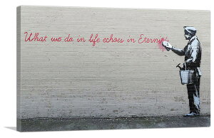 yX[p[SALE10%OFFzoNV[ A[gpl BANKSY BanksyuĩGR[/What We Do in Life Echoes in Eternity(S)vLoXW[N G |X^[ G oNV[i yAiz