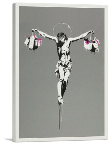 oNV[ A[gpl BANKSY BanksyuVbsOobOLXg/Jesus Christ With Shopping Bags(S)vLoXW[N G |X^[ G oNV[i yAiz