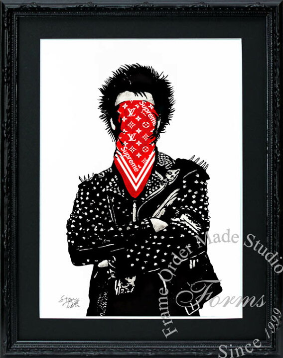 楽天市場 絵画 インテリア ブランドオマージュアート スターデザイン Dolk シド ヴィシャス ルイ ヴィトン シュプリーム ポスター アートショップ フォームス