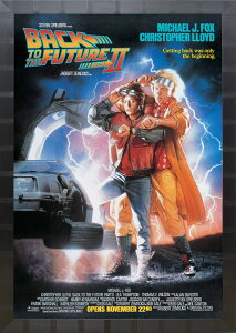 インテリアアート「バック トゥ ザ フューチャー2」映画ポスター額装品 額縁3種選択可 ムービー ハリウッド